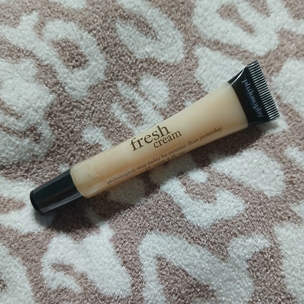 Philosophy High Gloss High Flavor Lip Shine Fresh Cream 0.4 oz New SEALED.